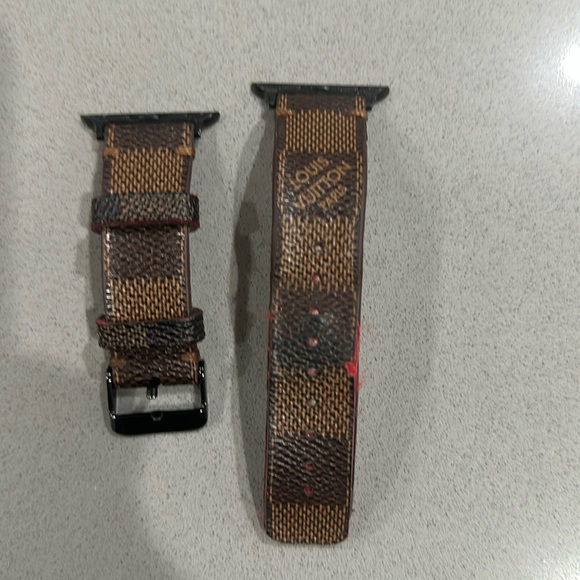 LV repurposed Apple Watchband - Picture 3 of 5